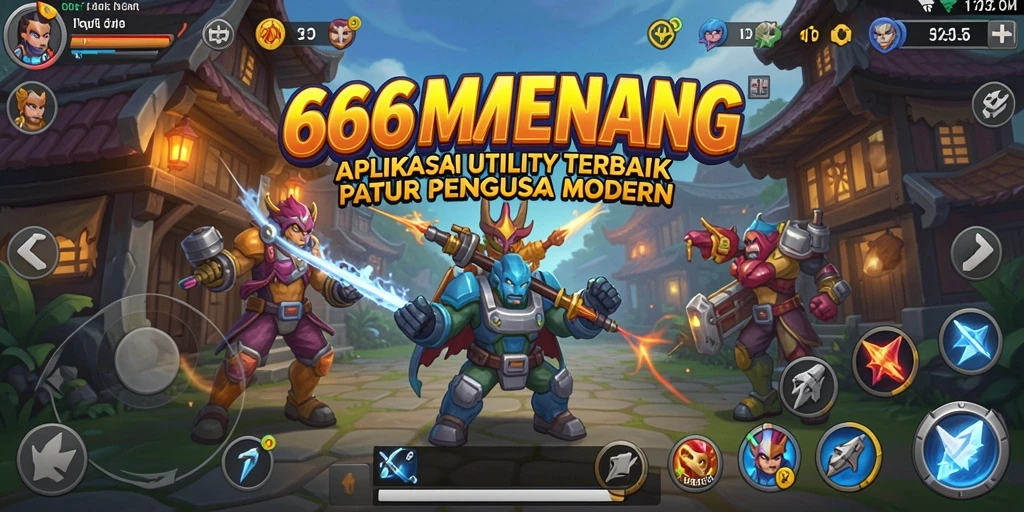 Screenshot utama 666MENANG dengan tampilan antarmuka pengguna yang menarik.