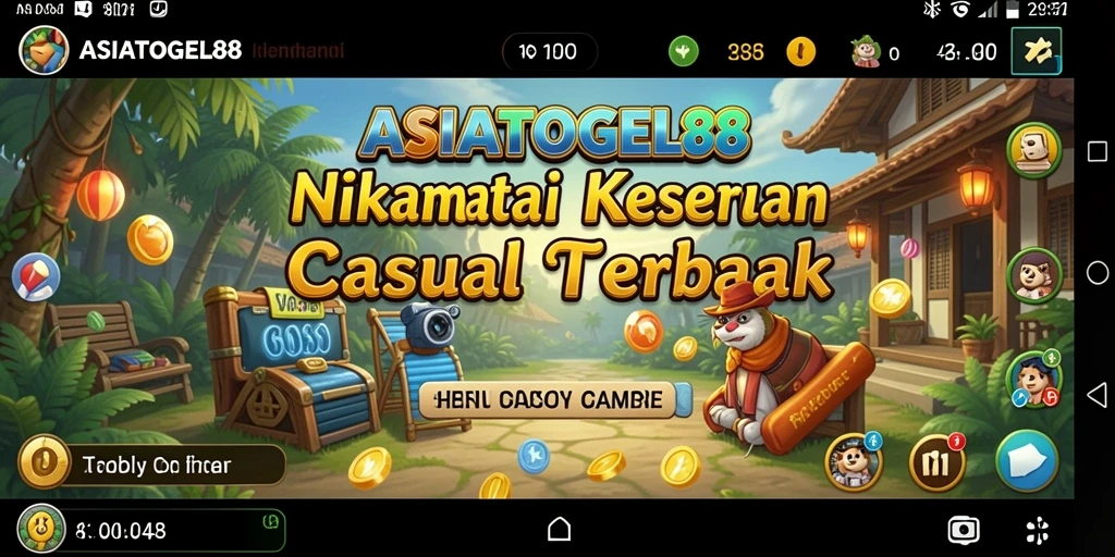 Tampilan gameplay seru dalam ASIATOGEL88 yang menghibur.