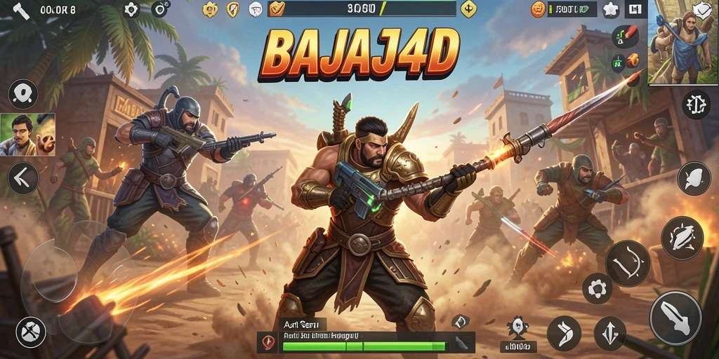 Tangkapan layar <strong>BAJAJ4D</strong> menunjukkan aksi pertarungan mendebarkan dalam permainan Battle Royale.