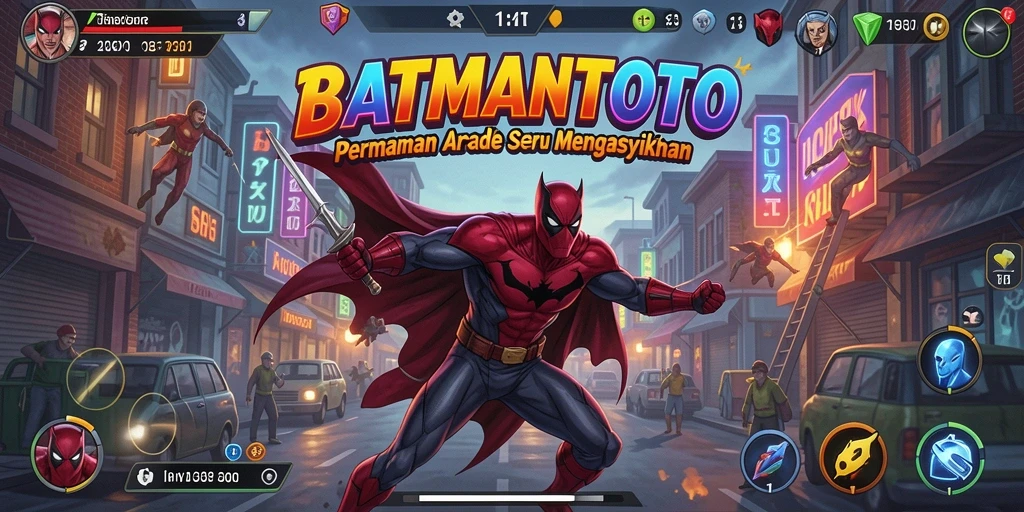 Tampilan gameplay seru dan penuh warna di BATMANTOTO.