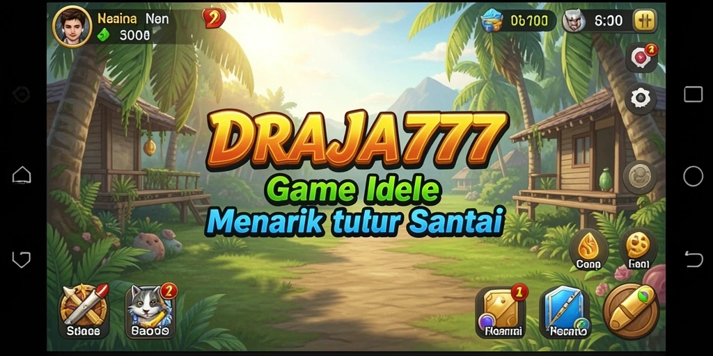 Tampilan gameplay DRAJA777 yang menarik dan penuh warna.