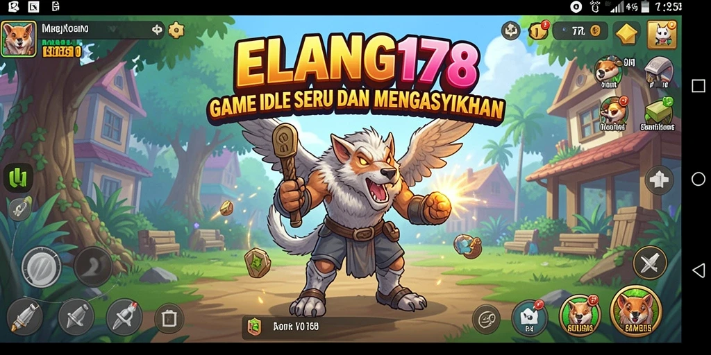 Tampilan gameplay ELANG178 yang menampilkan keseruan dan tantangan permainan Idle.
