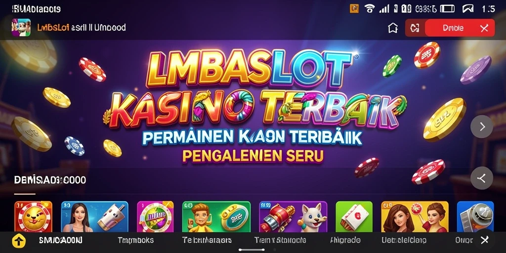 Tampilan menarik dari gameplay <strong>LMBASLOT</strong> yang seru dan penuh warna.