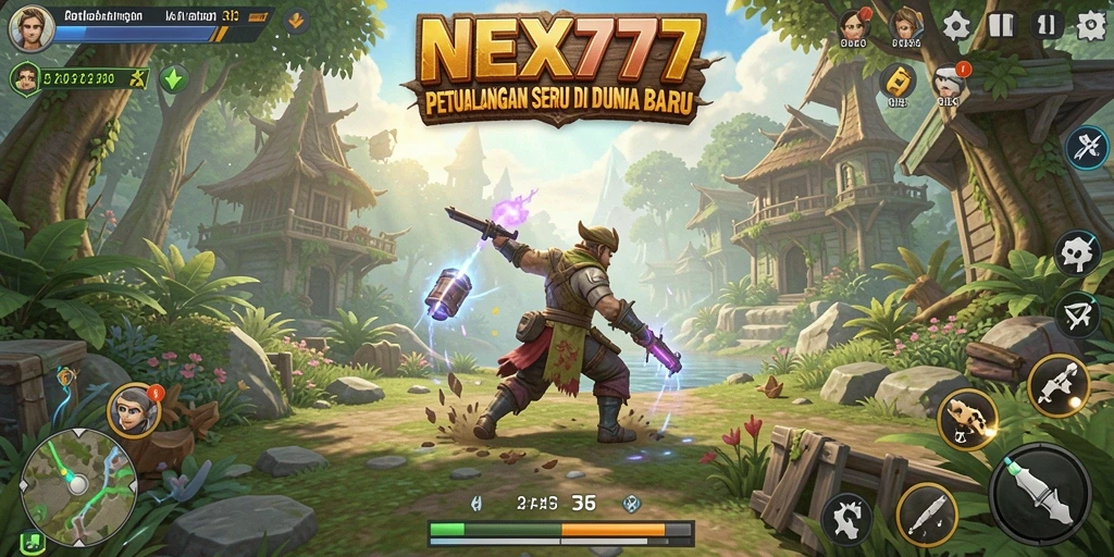 Tampilan gameplay menarik dari NEX777 dalam petualangan menegangkan.