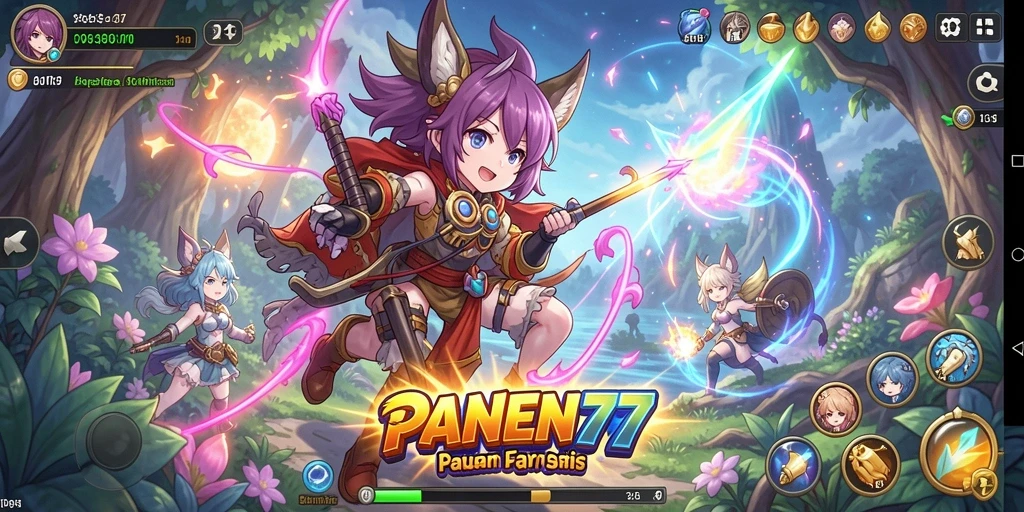 Tampilan gameplay menarik dalam dunia Anime PANEN77.