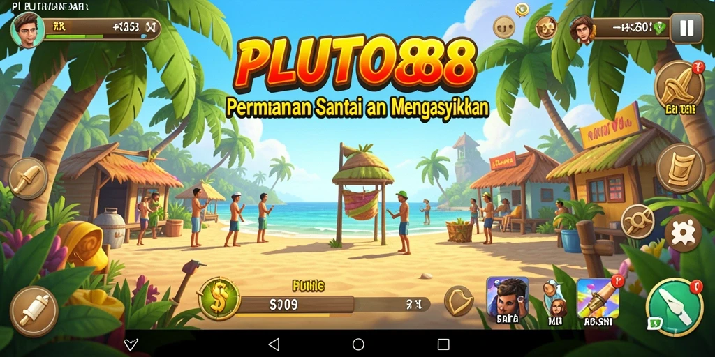 Tangkapan layar gameplay menyenangkan dari PLUTO88.