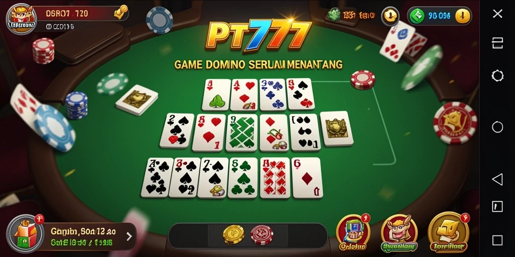 Tampilan gameplay seru dari PT777 dengan teman-teman.