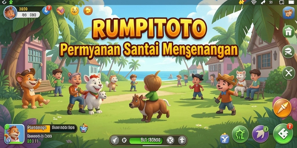 Tampilan menarik dengan gameplay yang seru dalam RUMPITOTO.