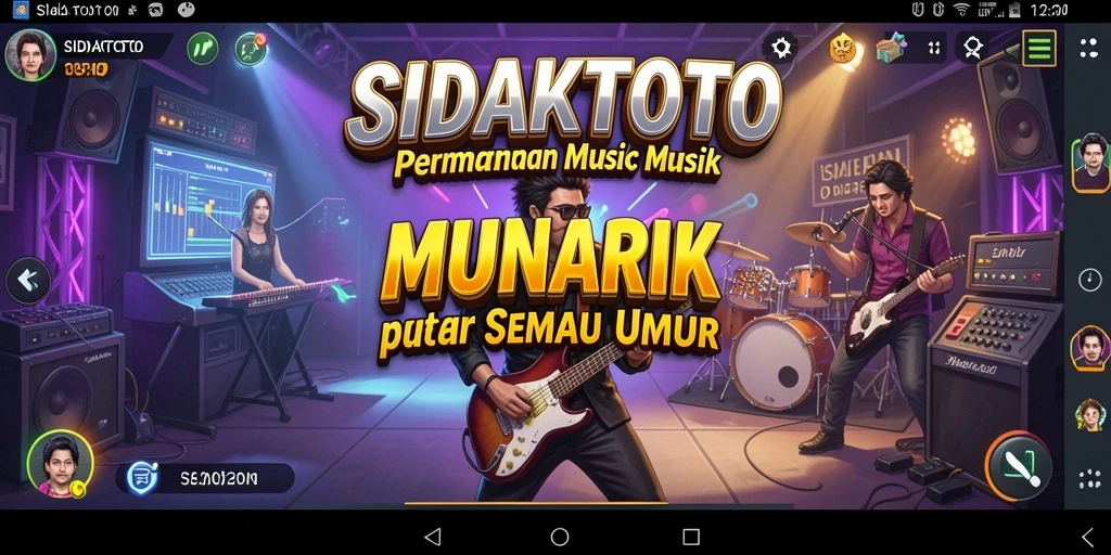 Tampilan gameplay SIDAKTOTO yang menampilkan tantangan musik seru.
