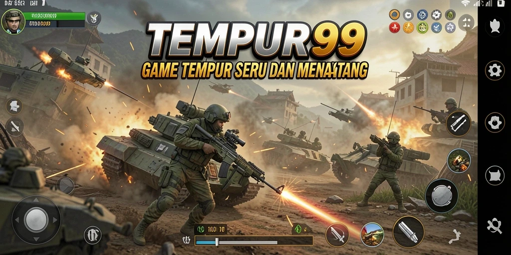 Tampilan menarik dari gameplay seru TEMPUR99