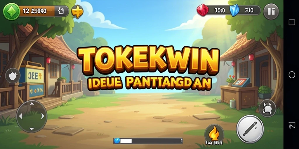 Screenshot gameplay TOKEKWIN menampilkan karakter beraksi dalam pertempuran Idle.