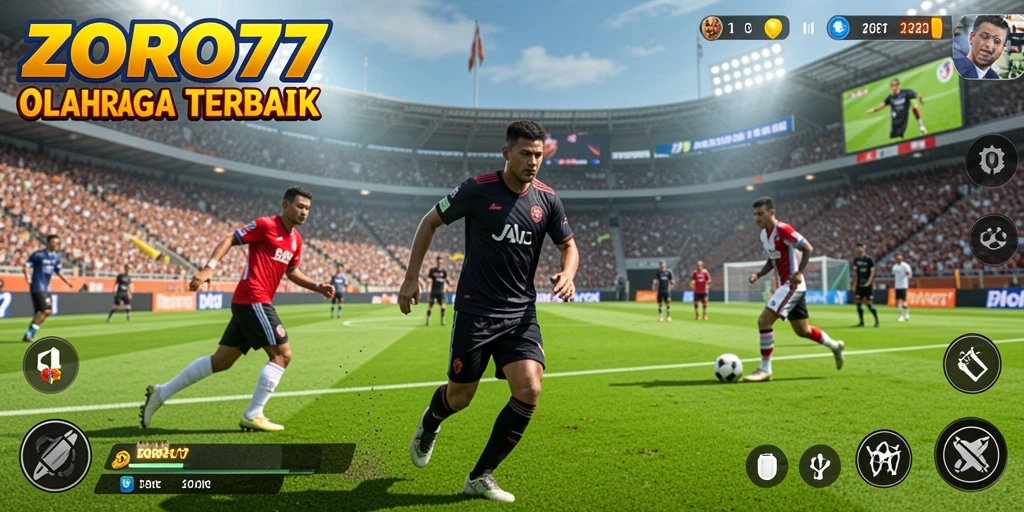 Tampilan gameplay ZORO77 yang seru dan interaktif.